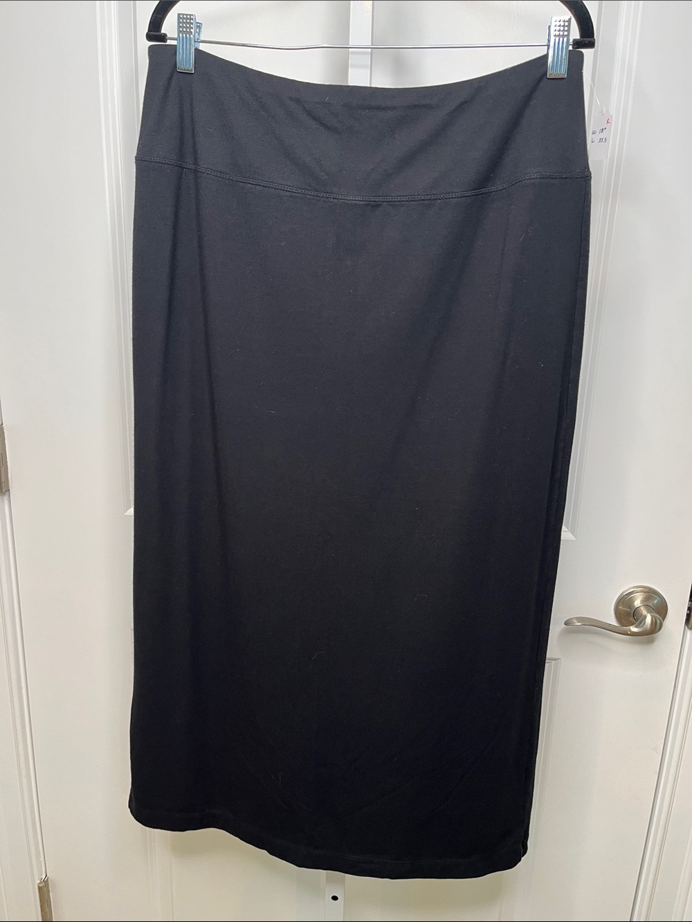 J. Jill Black Pencil Maxi Skirt - Clean Straight Silhouette Medium
